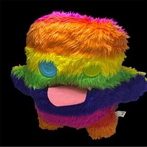 CATCH ME BIGG FUGGLER Fugg Oogah Boogah 17" Rainbow Plush Tie-dye XL Big NEW